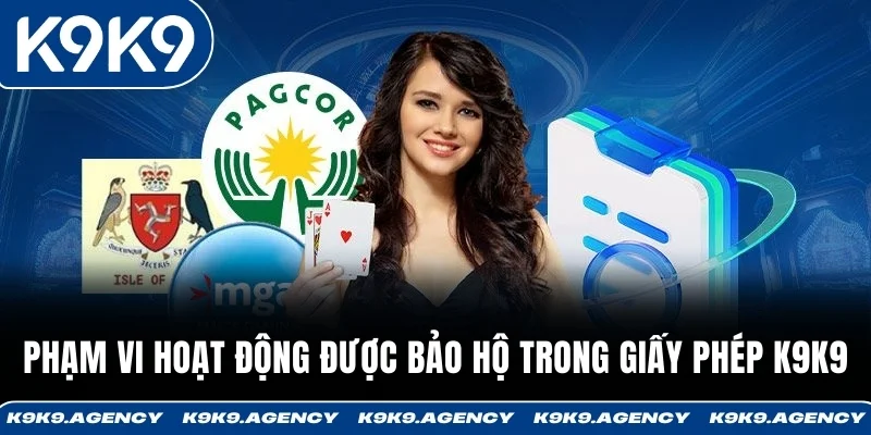 Phạm vi hoạt động được bảo hộ trong giấy phép K9K9